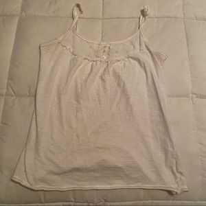White Faded Glory Tank
